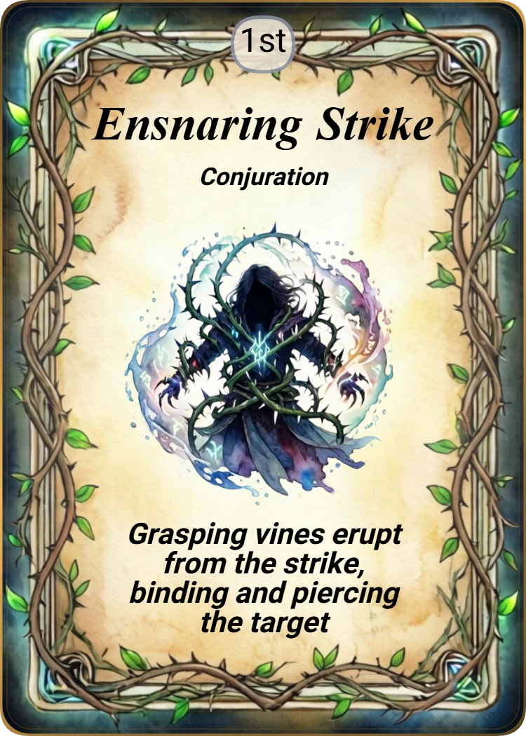 Ensnaring Strike front