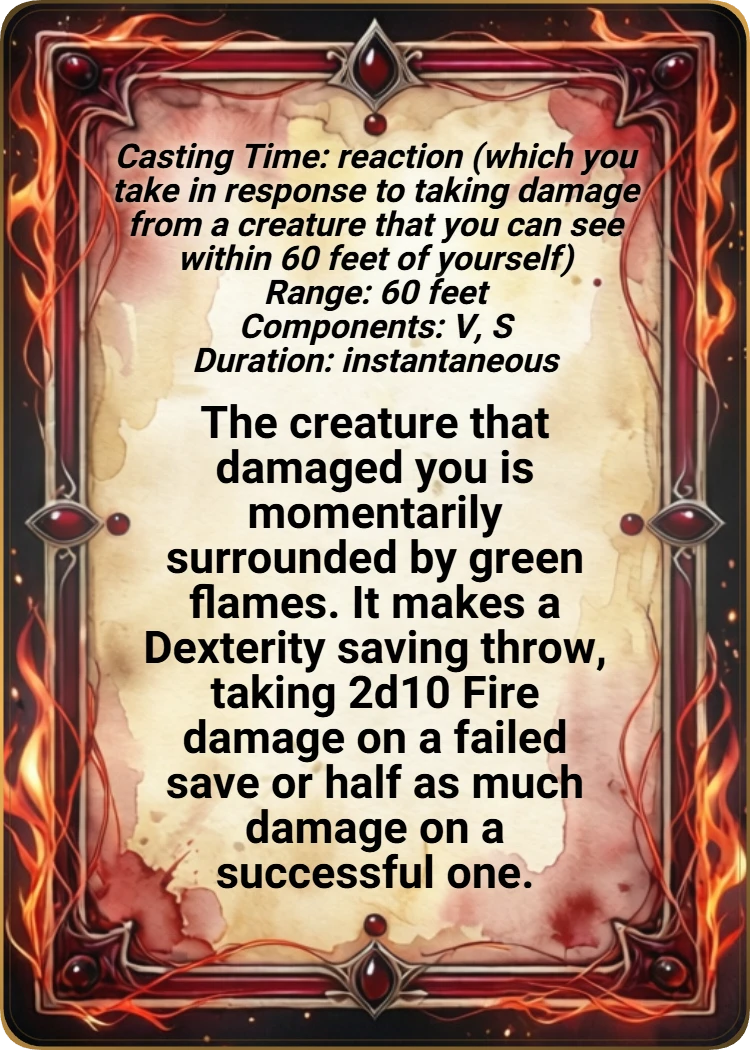 Hellish Rebuke back