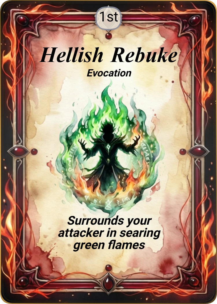 Hellish Rebuke front