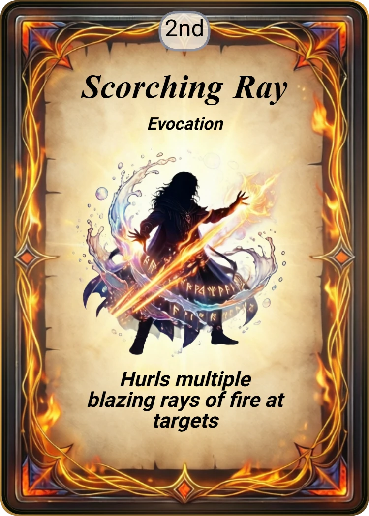Scorching Ray front