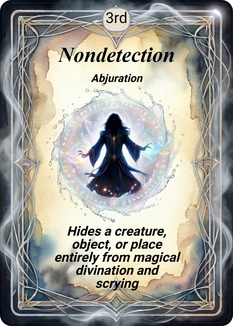 Nondetection front