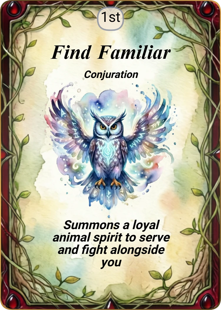 Find Familiar front