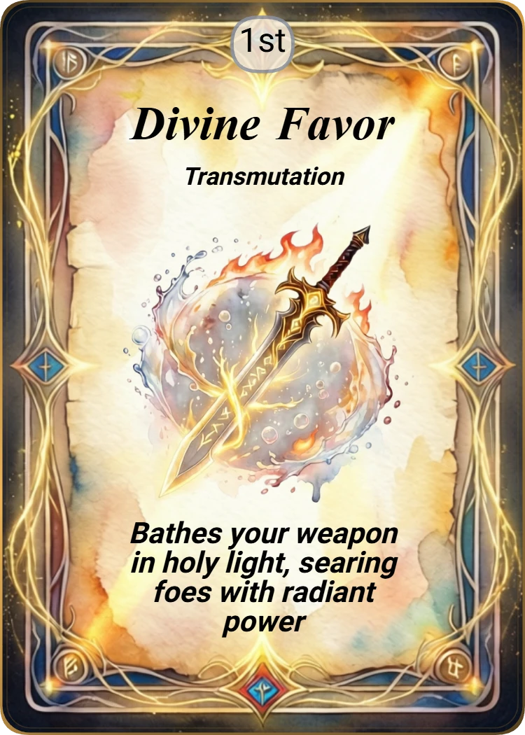 Divine Favor front