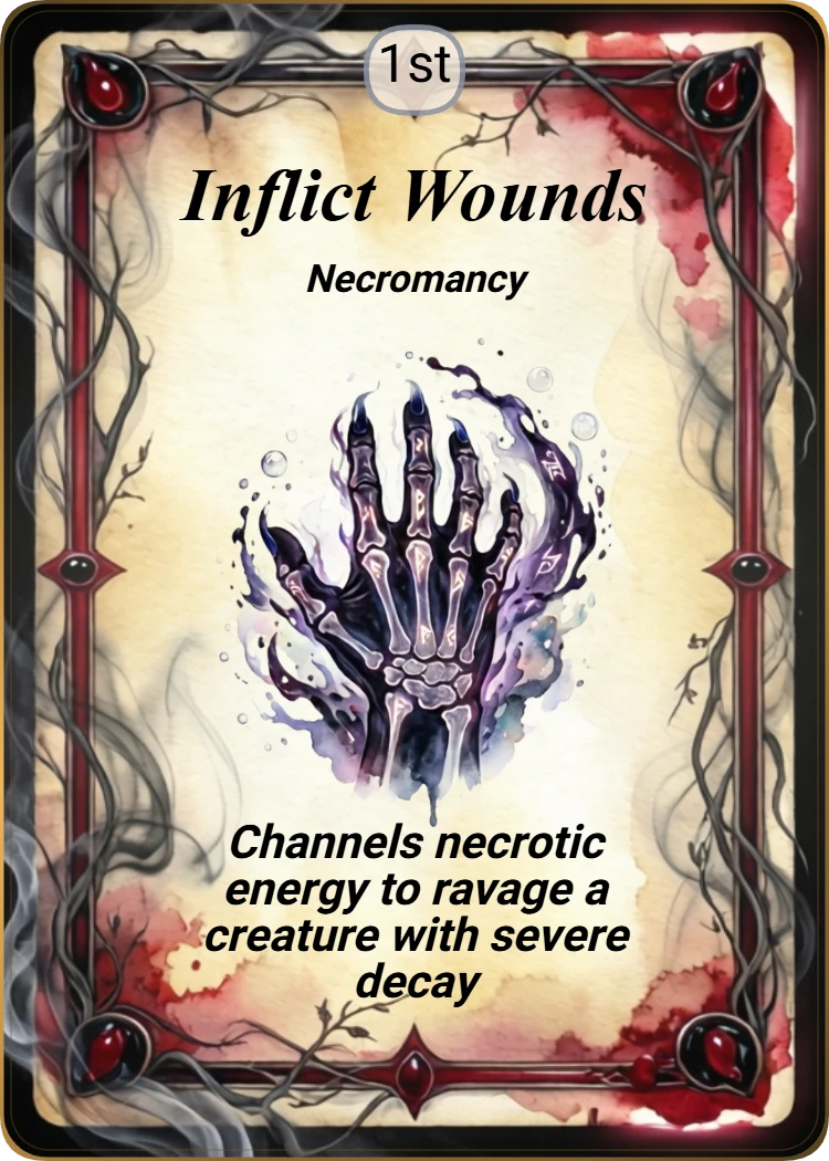 Inflict Wounds front