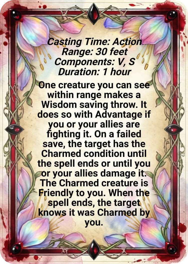 Charm Monster back